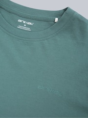 Animal Green Mens Icon Plain 100% Cotton T-Shirt - Image 4 of 4