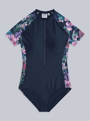 Animal Blue Womens Isla Printed Surfsuit - Image 1 of 6