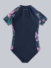 Animal Blue Womens Isla Printed Surfsuit - Image 2 of 6