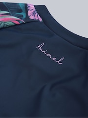 Animal Blue Womens Isla Printed Surfsuit - Image 5 of 6