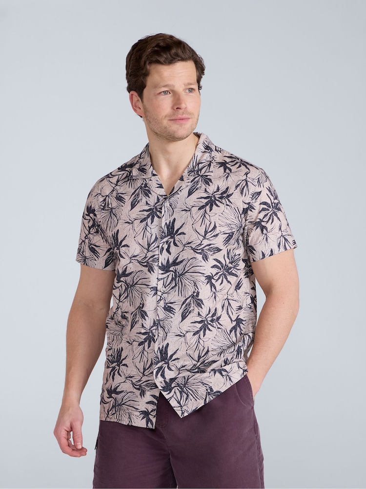 Animal Grey Mens 100% Cotton Will Printed Shirt - Image 1 of 4