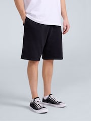 Animal Black Mens Driver 100% Cotton Joggers Shorts - Image 1 of 4