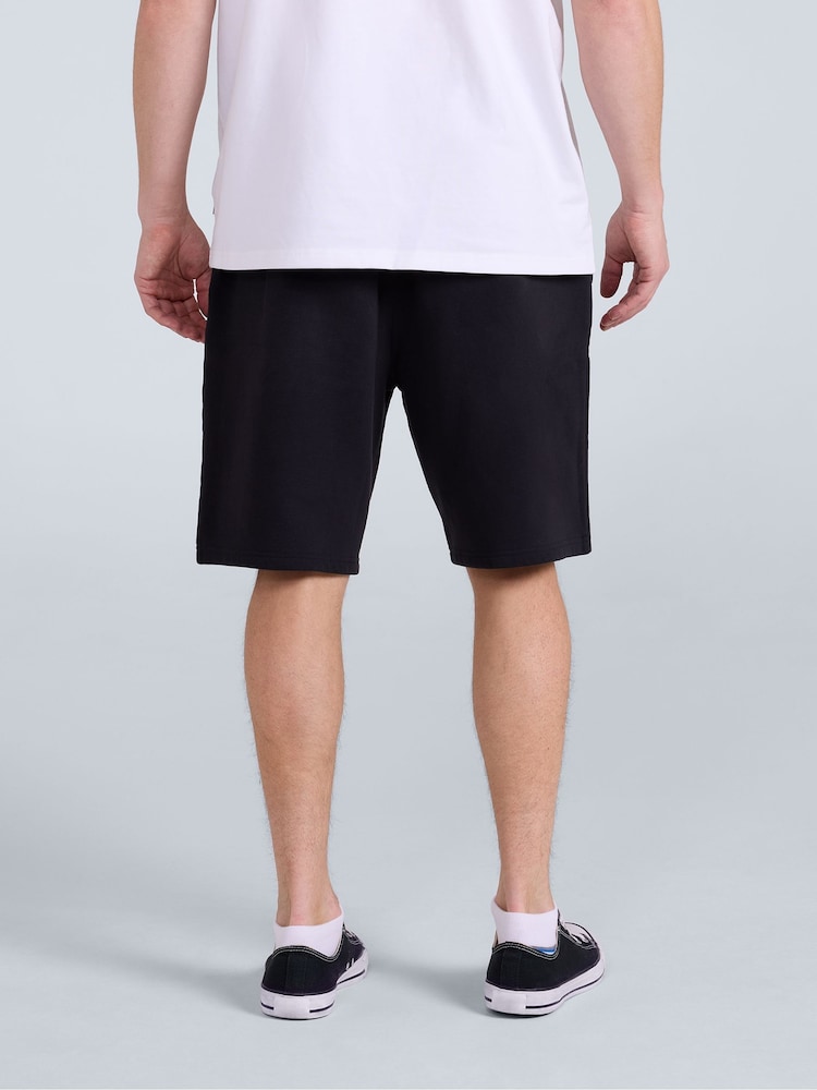 Animal Black Mens Driver 100% Cotton Joggers Shorts - Image 2 of 4