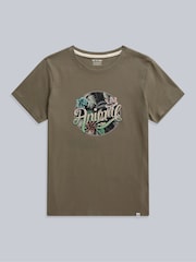 Animal Brown Womens Canopy Carina 100% Cotton T-Shirt - Image 1 of 5