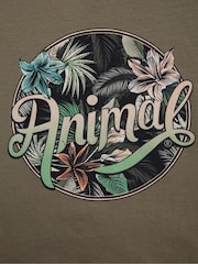 Animal Brown Womens Canopy Carina 100% Cotton T-Shirt - Image 4 of 5