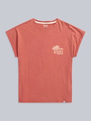 Animal Orange Womens Holly Logo 100% Cotton T-Shirt - Image 1 of 5