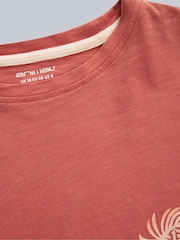Animal Orange Womens Holly Logo 100% Cotton T-Shirt - Image 3 of 5