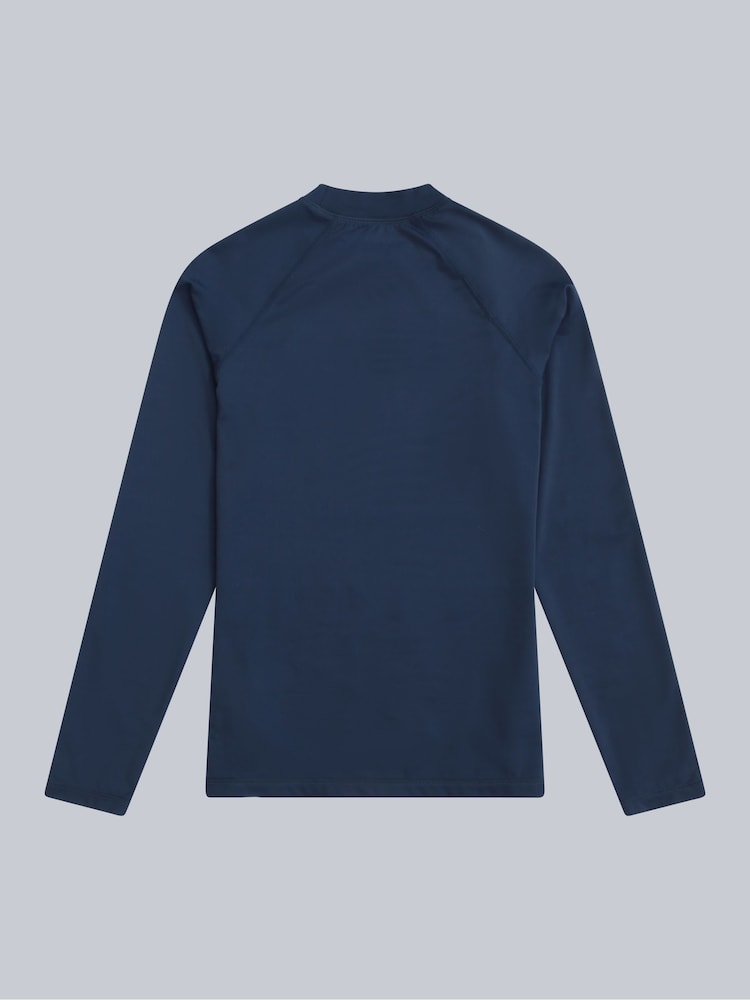 Animal Blue Womens Lillie Long Sleeve Quick Drying Rash Vest - Image 2 of 4