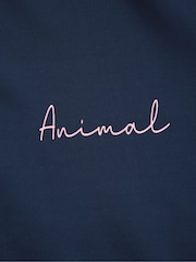 Animal Blue Womens Lillie Long Sleeve Quick Drying Rash Vest - Image 4 of 4