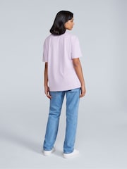 Animal Purple Womens Leena Boxy 100% Cotton T-Shirt - Image 4 of 4