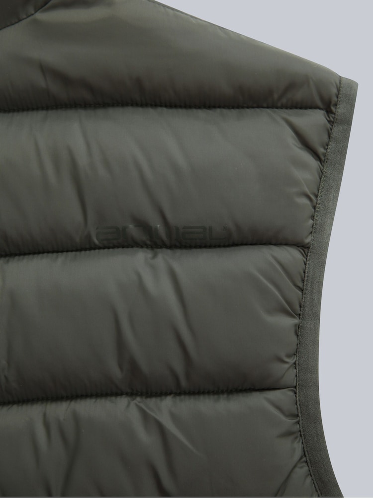 Animal Green Mens Light Cosi Water Resistant Gilet - Image 5 of 5