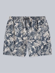 Animal Charcoal Mens Deep Dive Printed Quick Drying Board Shorts - Image 1 of 5