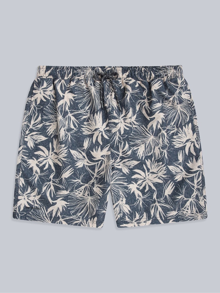 Animal Charcoal Mens Deep Dive Printed Quick Drying Board Shorts - Image 1 of 5