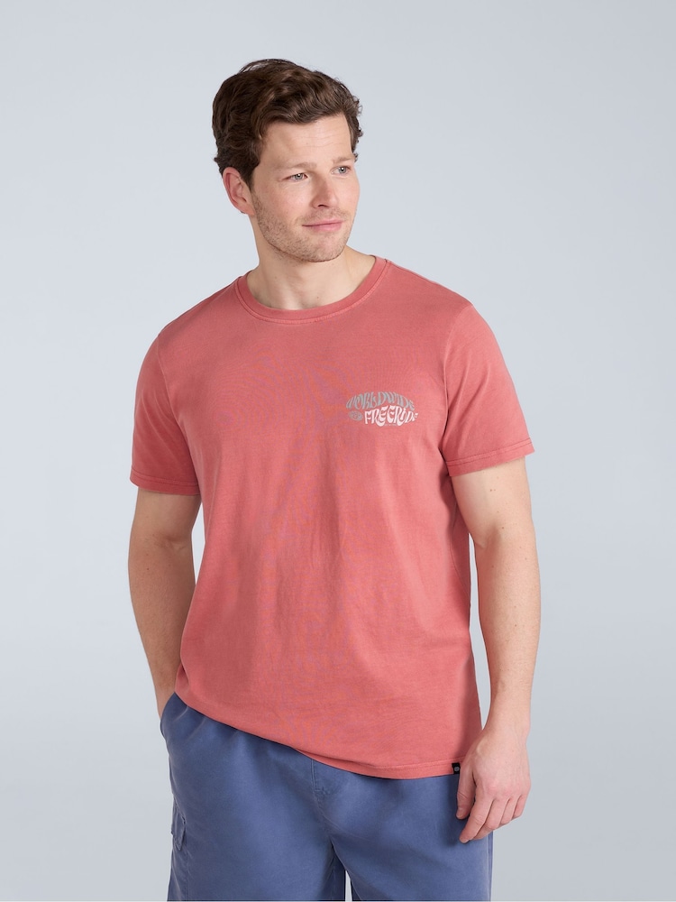 Animal Light Purple Mens Jacob T-Shirt - Image 1 of 10 Animal Light Purple Mens Jacob T-Shirt - Image 1 of 10