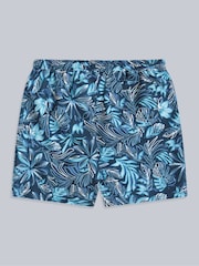 Animal Blue Mens Deep Dive Printed Quick Drying Board Shorts - Image 2 of 5
