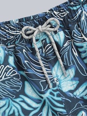 Animal Blue Mens Deep Dive Printed Quick Drying Board Shorts - Image 3 of 5