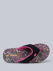 Animal French Grey Womens Swish Flip Flops - Image 2 of 5