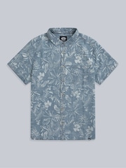 Animal Blue Mens Jamie 100% Cotton Shirt - Image 1 of 4
