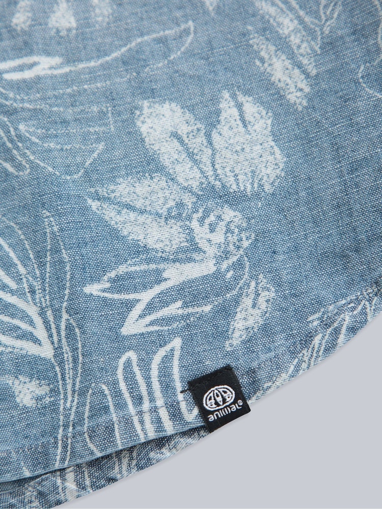 Animal Blue Mens Jamie 100% Cotton Shirt - Image 4 of 4