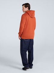 Animal Dusky Orange Mens Driver Logo Hoodie - Image 2 of 4