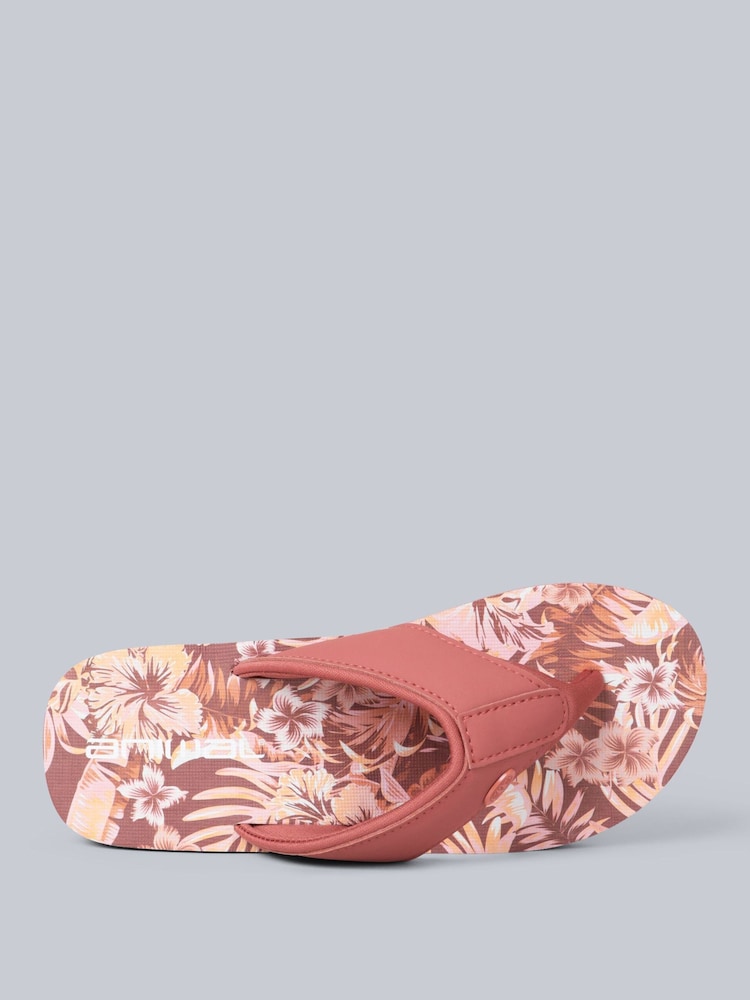 Animal Pink Womens Swish Flip Flops - Image 2 of 5