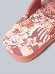Animal Pink Womens Swish Flip Flops - Image 5 of 5