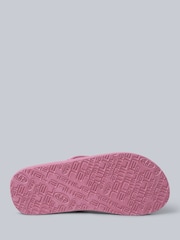 Animal Light Pink Womens Swish Flip Flops - Image 3 of 5