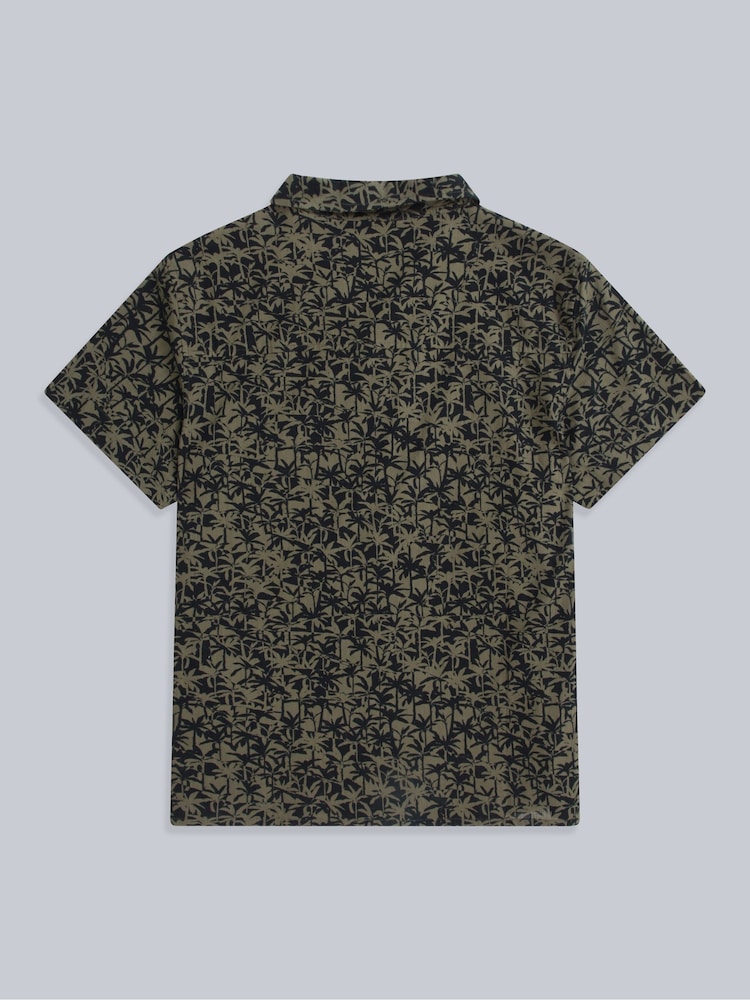Animal Green Mens 100% Cotton Will Printed Shirt - Image 2 of 4
