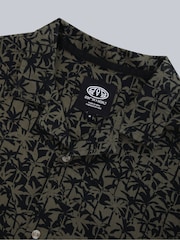 Animal Green Mens 100% Cotton Will Printed Shirt - Image 4 of 4