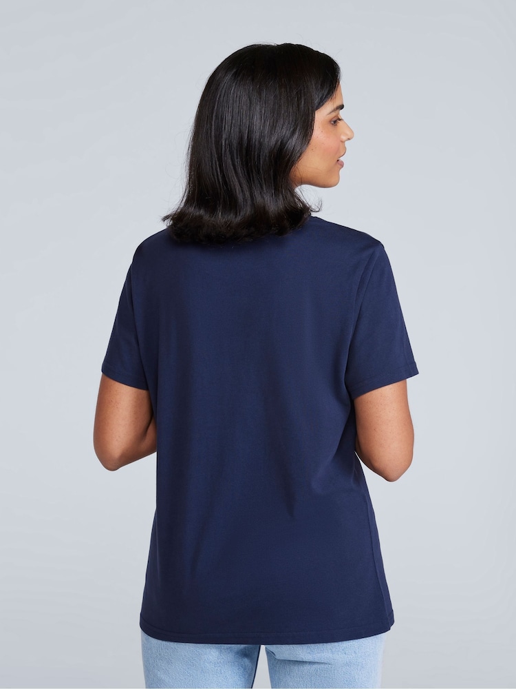 Animal Blue Womens Marina Logo T-Shirt - Image 2 of 4