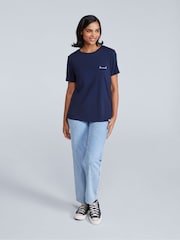 Animal Blue Womens Marina Logo T-Shirt - Image 3 of 4