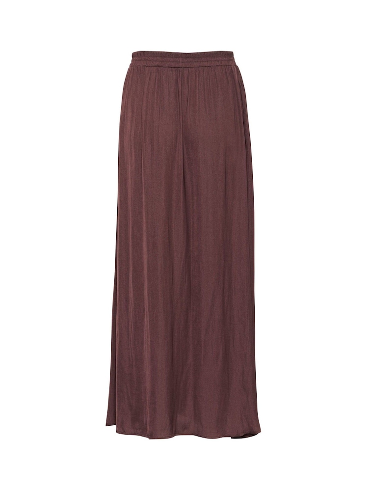 Kaffe Red KAallie Elastic Waist Pockets Maxi Skirt - Image 6 of 6 Kaffe Red KAallie Elastic Waist Pockets Maxi Skirt - Image 6 of 6