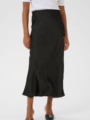 Kaffe KAmolly A-Line Maxi Black Skirt - Image 1 of 5