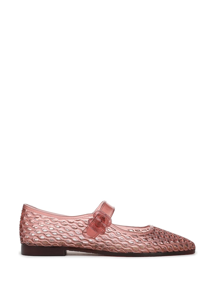 Sam Edelman Regular Fit Pink Michaela Jelly Mary Janes Shoes - Imagen 1 de 6
