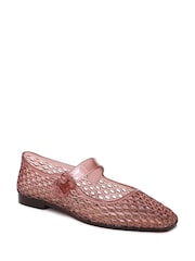 Sam Edelman Regular Fit Pink Michaela Jelly Mary Janes Shoes - Imagen 3 de 6