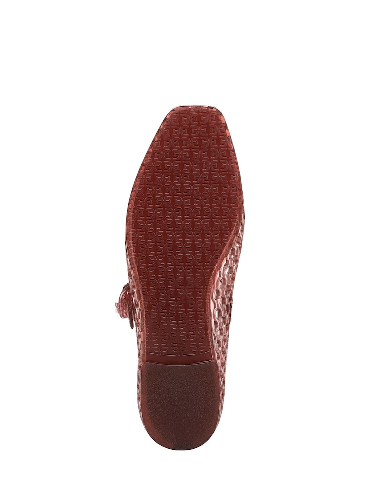 Sam Edelman Regular Fit Pink Michaela Jelly Mary Janes Shoes - Imagen 6 de 6