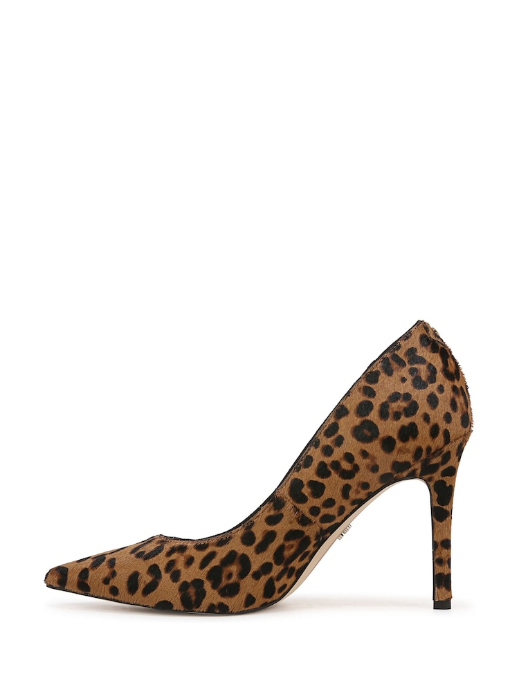 Sam Edelman Regular Fit Hazel Pointed Toe Brown Heels - Imagem 2 de 6