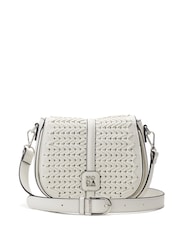 Moda in Pelle Alani Whipstitch Saddle Cross-Body Bag - Image 1 of 4