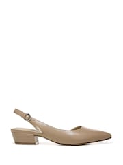 Naturalizer Wide Fit Banks Brown Slingback Shoes - Image 1 of 6
