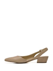 Naturalizer Wide Fit Banks Brown Slingback Shoes - Image 2 of 6