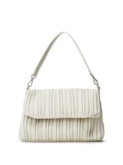 Moda in Pelle Stella Pleated Fold Over Clutch - Image 2 of 5