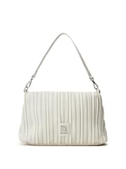 Moda in Pelle Stella Pleated Fold Over Clutch - Image 3 of 5