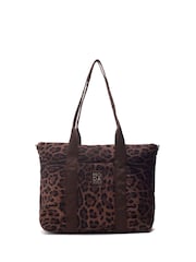 Moda in Pelle ALEXIA BAG NYLON TOTE BAG WITH POCKET DETAIL - Image 1 of 4