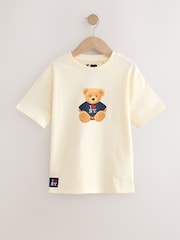 Cream Bear I Love New York License T-Shirt (3-16yrs) - Image 1 of 4