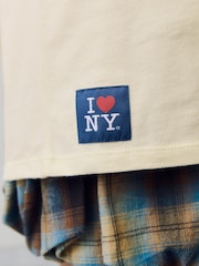 Cream Bear I Love New York License T-Shirt (3-16yrs) - Image 5 of 9