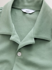 Pink/Blue/Sage Green Short Sleeve Pique Shirts 3 Pack - Image 11 of 12