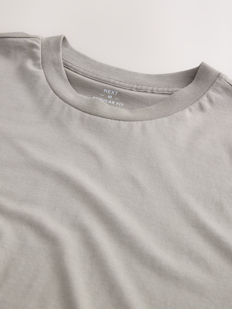 Neutral Modal Cotton Lightweight T-Shirt - Image 7 of 7 Neutral Modal Cotton Lightweight T-Shirt - Image 7 of 7