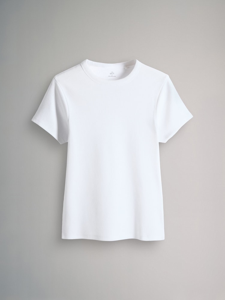 The Set 3 Pack Ultimate Ribbed Vest Short Sleeve Long Sleeve T-Shirts - Imagem 2 de 6