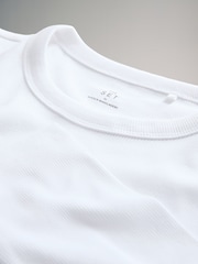 The Set 3 Pack Ultimate Ribbed Vest Short Sleeve Long Sleeve T-Shirts - Imagem 6 de 6