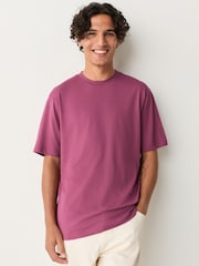 Pink Modal Cotton Lightweight T-Shirt - Image 1 of 7
